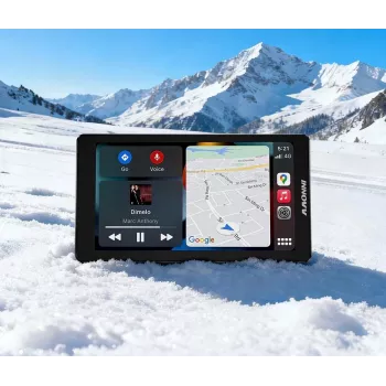 INNOVV N2 BMW motociklo dviejų kanalų vaizdo registratorius su Apple CarPlay, 1080p priekinė ir galinė, GPS, Wi-Fi, IP67