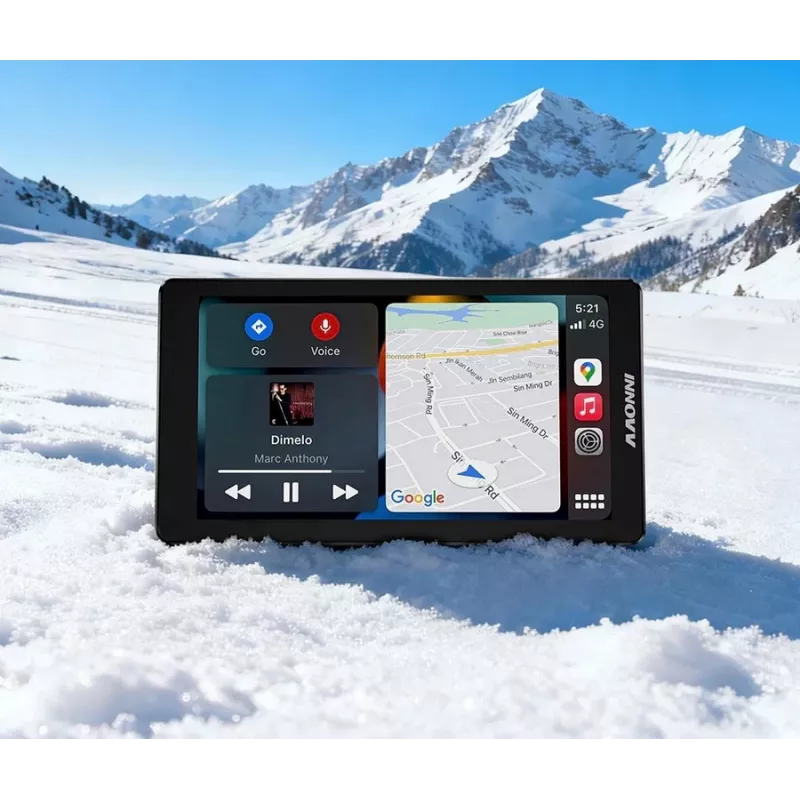 INNOVV N2 BMW motociklo dviejų kanalų vaizdo registratorius su Apple CarPlay, 1080p priekinė ir galinė, GPS, Wi-Fi, IP67