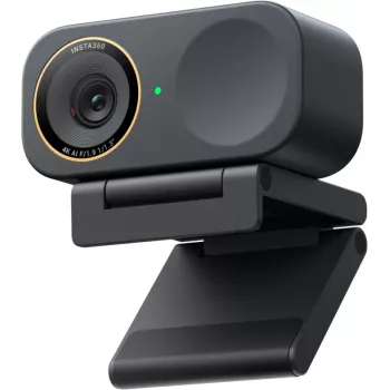 Insta360 Link2C Pro 4K UHD AI internetinė kamera su 3 ašių gimbal, fazių aptikimo autofokusu, dvigubais triukšmą slopinančiais mikrofonais, balta LINK2CPRO02
