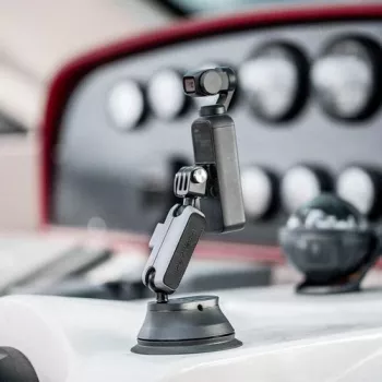 INSTA360 Siurbtukinis laikiklis automobiliui, skirtas veiksmo kameroms (P-GM-132) – juodas