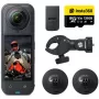 Insta360 X3 veiksmo kamera su motociklo tvirtinimo rinkiniu - 5.7K 360 vaizdo įrašas, 72MP nuotrauka, FlowState stabilizacija