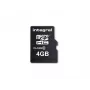 Integral UltimaPro microSDHC Flash Memory Card 4 GB Class 10 UHS-I U1 V10 su SD adapteriu