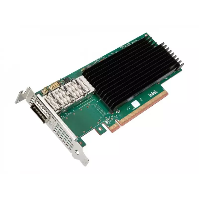 Intel Ethernet Network Adapter E835-CCQDA1 - Tinklo adapteris - PCIe 4.0 x16 / PCIe 5.0 x8 - 200 Gigabit QSFP28 x 1 - Vienetinis paketas