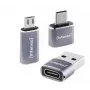 Intenso 3-in-1 USB-C Multiport Adapter, USB-C į USB-A, USB-C, Micro USB, 480 Mbps, 60W PD, juoda