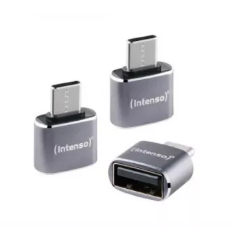 Intenso A480C USB-A į USB-C adapteris, USB 3.0, juodas