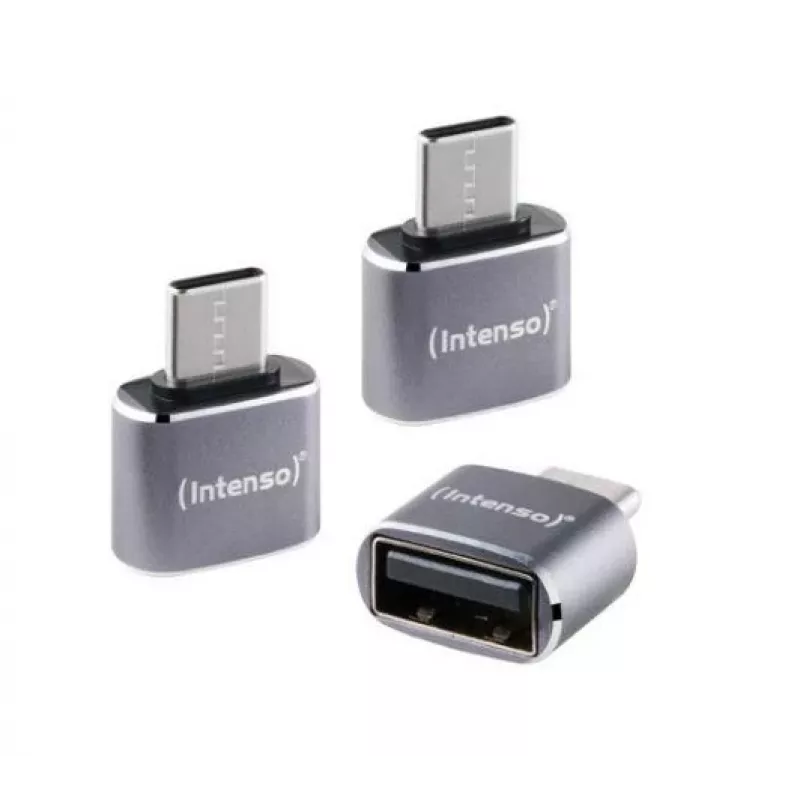 Intenso A480C USB-A į USB-C adapteris, USB 3.0, juodas