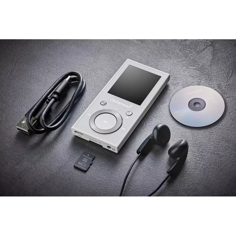 Intenso MP3 grotuvas 64GB baltas