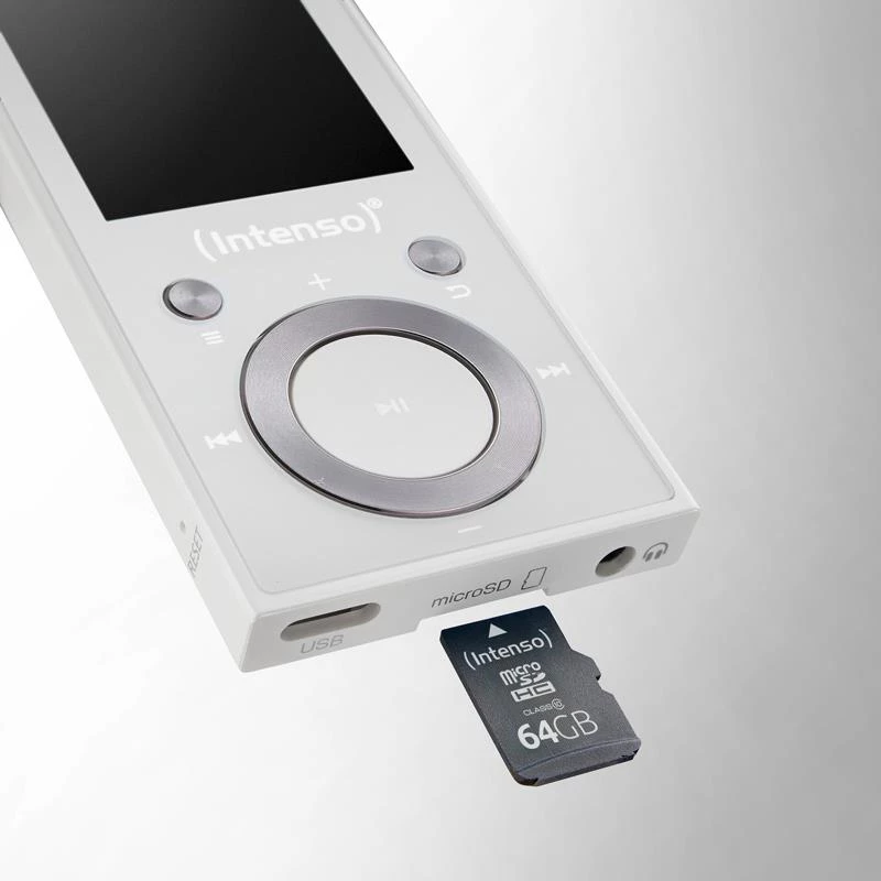Intenso MP3 grotuvas 64GB baltas