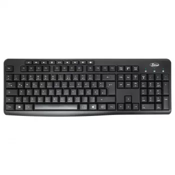 Inter-Tech AC KB-208 belaidžio klaviatūros ir pelės rinkinys, juodas (88884137)