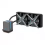 Inter-Tech ALSEYE X240 daugiafunkcis skystas CPU aušintuvas, 240mm radiatorius, 2x 120mm PWM ventiliatoriai, ARGB, Intel ir AMD