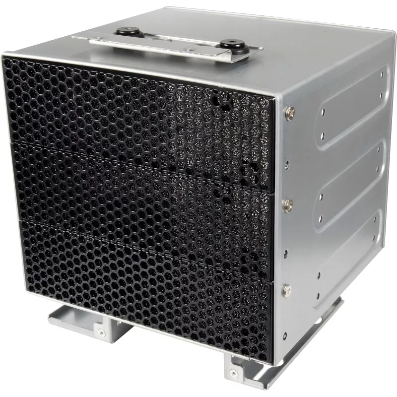 Inter-Tech IPC tvirtinimo laikiklis ER-47045-2 - 3.5 inch į du 2.5 inch SSD/HDD, juodas