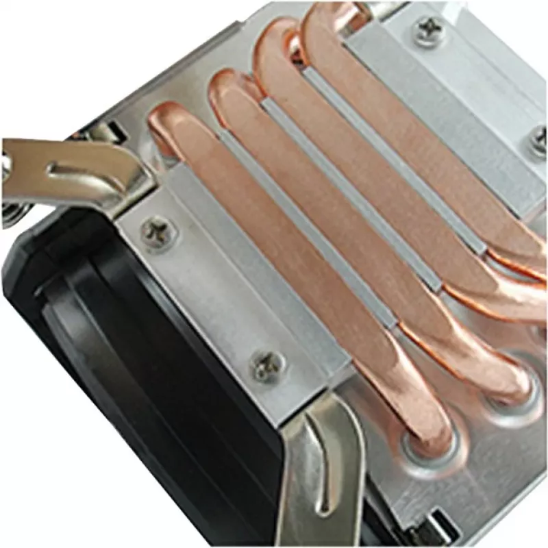 Inter-Tech K-17 Active Low Profile CPU Cooler, 92mm PWM, Intel LGA 1150/1151/1155/1156/1200, 45mm Height