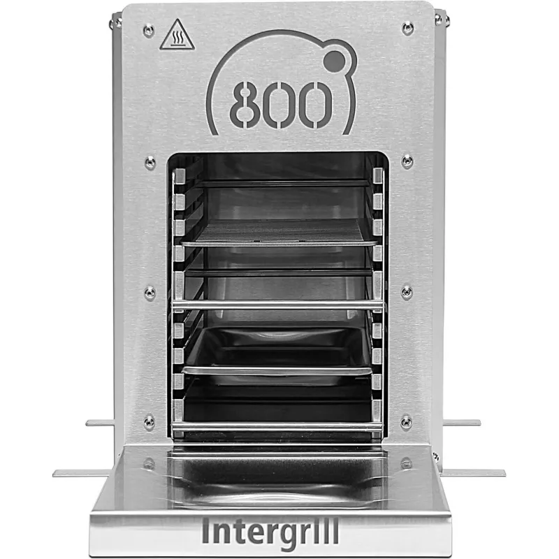 INTERGRILL 800° elektrinis kepsnių grilis su viršutiniu kaitinimu 2880 W IG-800-017