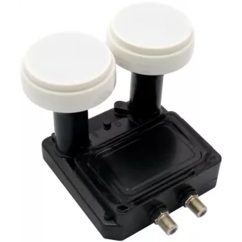 INVERTO Monoblock Twin Converter 7235 - 2 išėjimai, 0,2 dB triukšmo rodiklis, 6° atstumas, F tipo jungtys