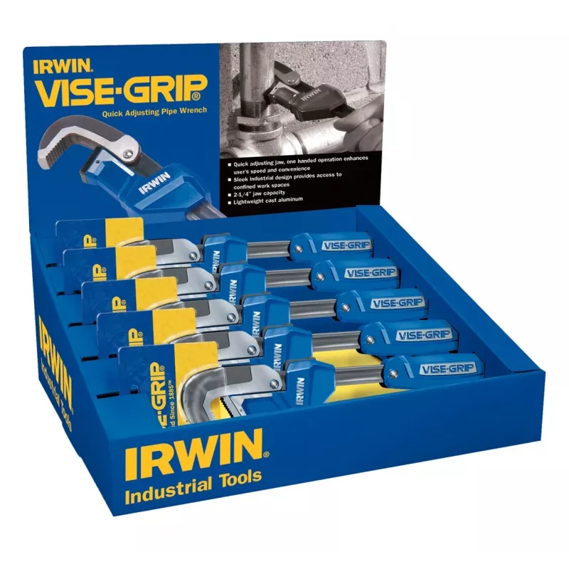 IRWIN 10503642 Reguliuojamas veržliaraktis 250mm Chromo vanadžio plienas su fosfatine danga, 34mm žiočių plotis, DIN 3117