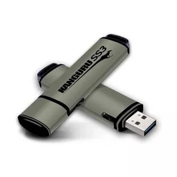 ISTORAGE STICK Kanguru SS3 32GB USB 3.2 Gen 1 Hardware Encrypted Flash Drive