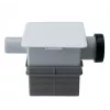 IVENSIS ISN32 Paslėptas kondensato surinktuvas 100x100 - Baltas ABS, 32mm nutekėjimas, kvapų užtvaras