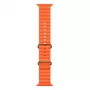 iWear S1 Griovelis Minkštas Silikoninis 20mm Dirželis, skirtas Apple Watch 49mm / 45mm / 44mm / 42mm, Oranžinis