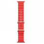 iWear S1 Griovelis Minkštas Silikoninis 20mm Dirželis, skirtas Apple Watch 49mm / 45mm / 44mm / 42mm, Raudonas