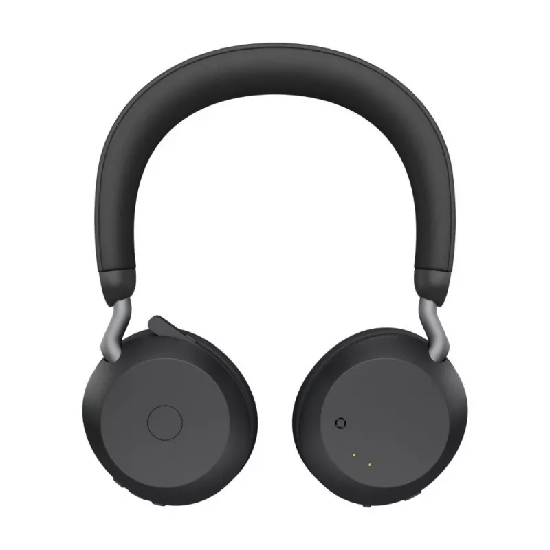 Jabra Evolve2 75 belaidė Bluetooth ausinė su aktyviu triukšmo slopinimu, sertifikuota Microsoft Teams, juoda