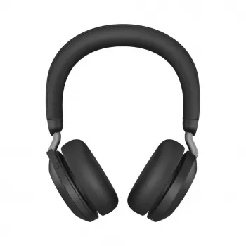 Jabra Evolve2 75 belaidė Bluetooth ausinė su aktyviu triukšmo slopinimu, sertifikuota Microsoft Teams, juoda