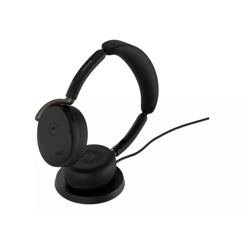 Jabra Evolve3 65 Flex Link 390c MS belaidžio įkrovimo pagalvėlės ausinės