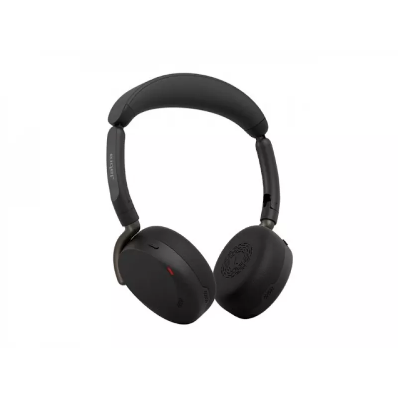 Jabra Evolve3 65 Flex belaidės Bluetooth ausinės su hibridiniu ANC, Jabra Link 390c USB-C adapteriu, UC sertifikuotos, juodos