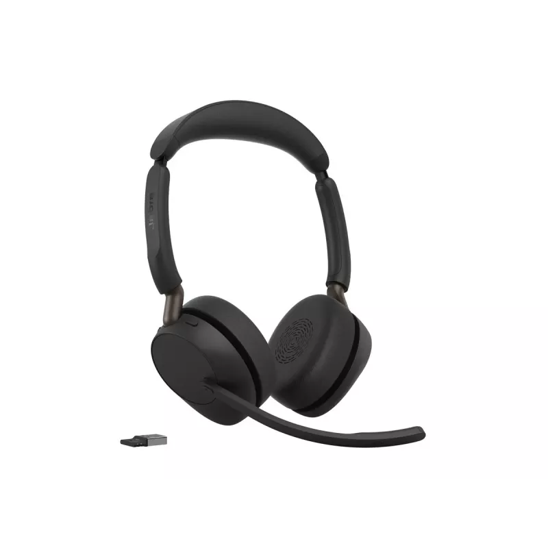 Jabra Evolve3 65 Stereo ausinės su Link 390a UC stovu