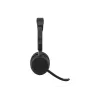 Jabra Evolve3 65 Stereo Link 390c UC belaidės Bluetooth ausinės su USB-A adapteriu ir Busylight - juodos