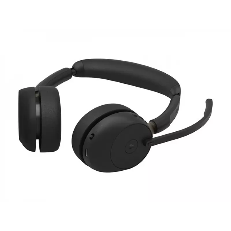 Jabra Evolve3 65 Stereo belaidės ausinės su Link 390c ir įkrovimo stovu – „Microsoft Teams“ sertifikuotos