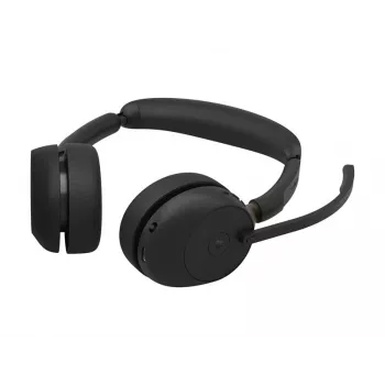 Jabra Evolve3 65 Stereo belaidės ausinės su Link 390c ir įkrovimo stovu – „Microsoft Teams“ sertifikuotos