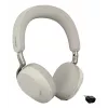 Jabra Evolve3 75 UC belaidė ausinė ant ausų su triukšmo slopinimu ir Link 390c adapteriu (šiltai pilka)