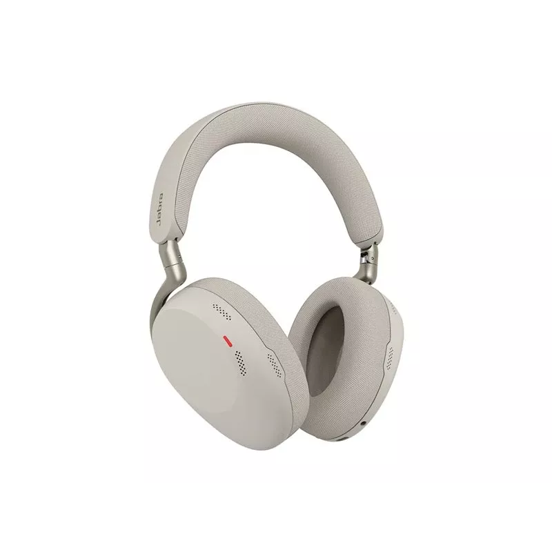 Jabra Evolve3 85 UC belaidė ausinė su aktyviu triukšmo slopinimu ir Link 390C adapteriu, šiltai pilka