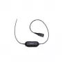 Jabra Smart Cord QD į RJ9 ausinių kabelis, skirtas Cisco IP Phone 78XX serijai, juodas, susuktas, nuo 0,4 m iki 2 m