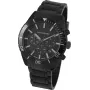 JACQUES LEMANS KC-104B Unisex Analoginis Kvarcinis Laikrodis 44mm Juodas Ciferblatas Natūrali Oda