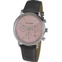 JACQUES LEMANS Liverpool Vyriškas Chronografo Laikrodis 1-209F 39mm Nerūdijantis Plienas Juodas Ciferblatas