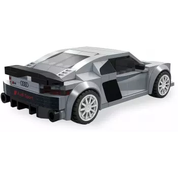Jamara CaDA Audi R8 Coupé 1:24 mastelio konstravimo blokelių rinkinys - 272 dalys, pilka, 8+ metų