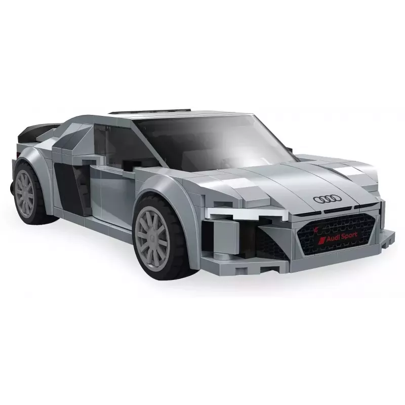 Jamara CaDA Audi R8 Coupé 1:24 mastelio konstravimo blokelių rinkinys - 272 dalys, pilka, 8+ metų
