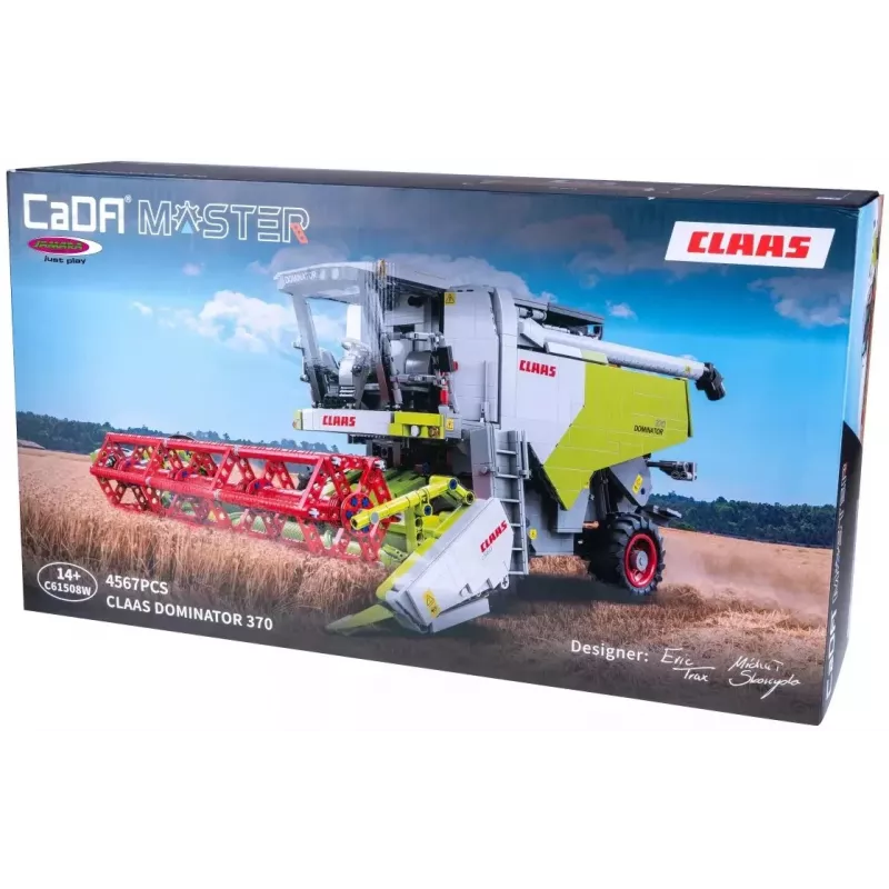 Jamara Claas Dominator 370 1:18 2.4GHz RC Statybinis Blokų Automobilis (1000+ dalių) 14+