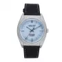 JASON HYDE JH10016 Unisex Analoginis Laikrodis 40mm Rožinio Aukso Nerūdijančio Plieno Korpusas Juodas Perdirbtos Odos Dirželis