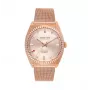 JASON HYDE Women's Watch JH20006 36mm Silver Dial Black Leather Strap