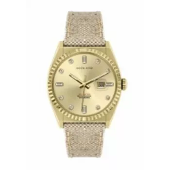 JASON HYDE Women's Watch JH20021 (36mm) - Rose Gold & Brown Leather