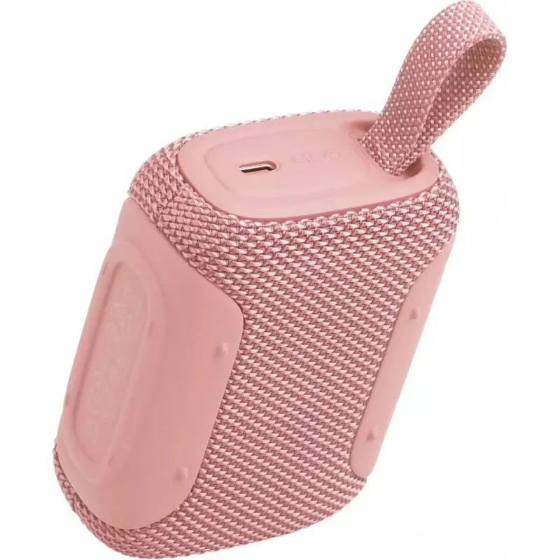 JBL Go 5 nešiojamas Bluetooth garsiakalbis, rožinis, ES (IP67, Bluetooth 5.3, 4.2 W, USB-C)