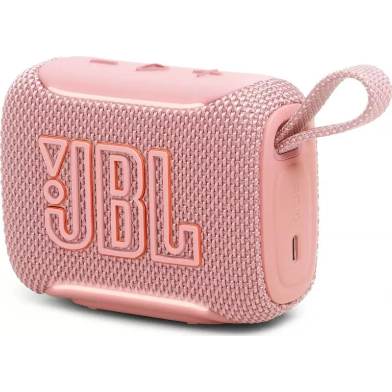 JBL Go 5 nešiojamas Bluetooth garsiakalbis, rožinis, ES (IP67, Bluetooth 5.3, 4.2 W, USB-C)