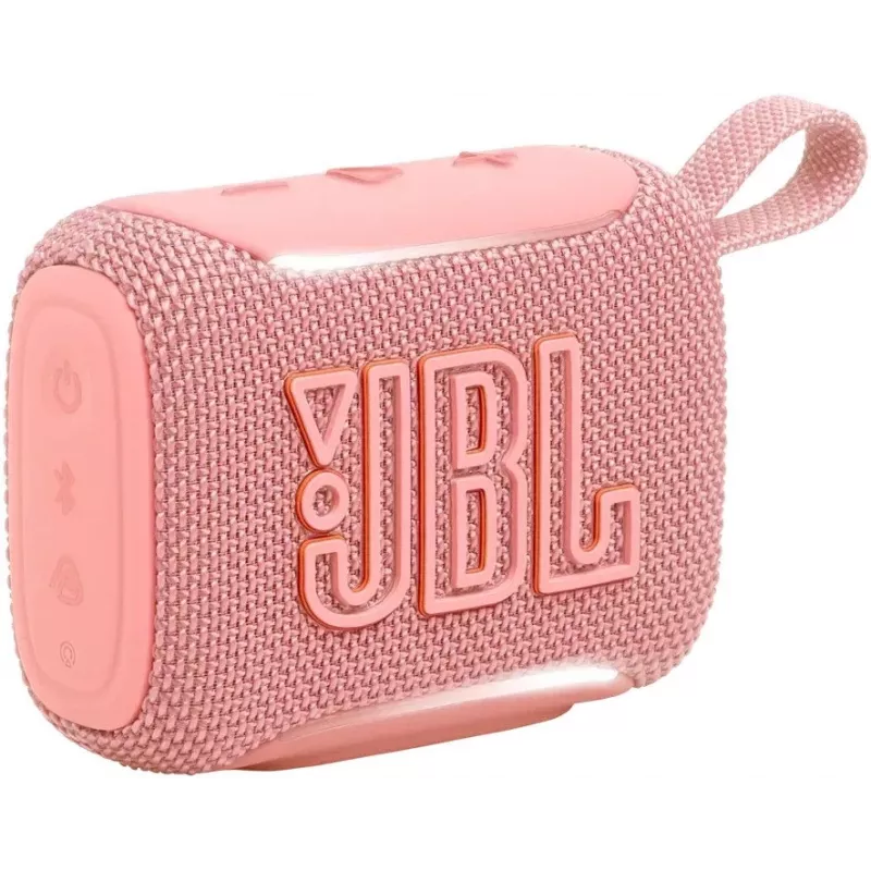 JBL Go 5 nešiojamas Bluetooth garsiakalbis, rožinis, ES (IP67, Bluetooth 5.3, 4.2 W, USB-C)