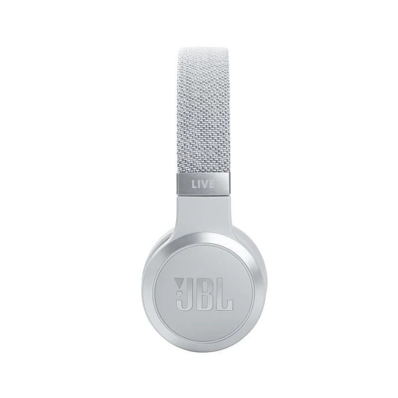 JBL Live 460NC belaidės ausinės ant ausų su aktyviu triukšmo slopinimu, balta