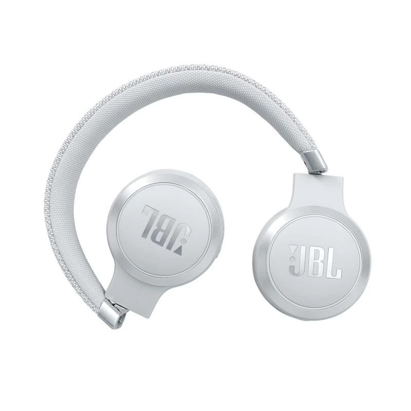 JBL Live 460NC belaidės ausinės ant ausų su aktyviu triukšmo slopinimu, balta