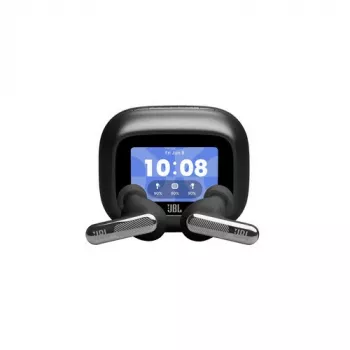 JBL Live Beam 4 belaidės ausinės su Bluetooth, 48 val. baterijos veikimo laikas, juodos