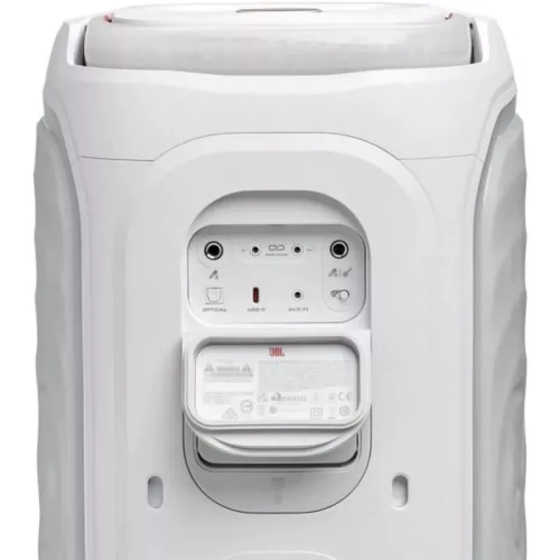 JBL PartyBox 130 nešiojamas vakarėlių garsiakalbis, 180W, Bluetooth 5.1, IPX4, baltas