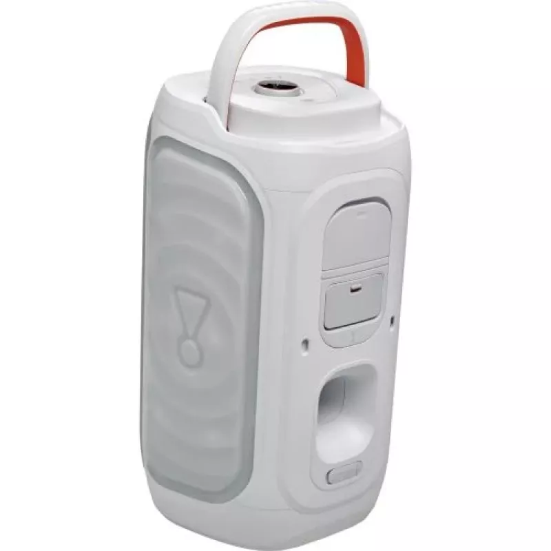 JBL PartyBox 130 nešiojamas vakarėlių garsiakalbis, 180W, Bluetooth 5.1, IPX4, baltas